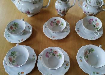 Komplet do kawy porcelana jak nowy
