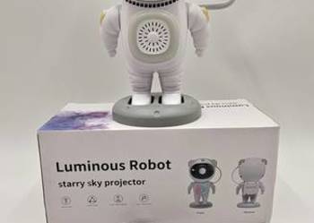 Projektor gwiazd astronauta XXL lampka nocna LED Bluetooth pilot