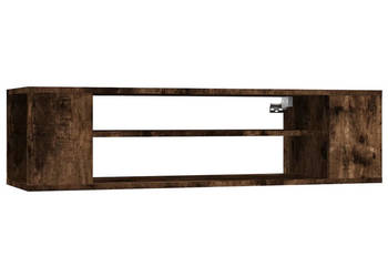 Wisząca szafka pod TV przydymiony dąb 100x30x265 cm WM-826360