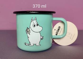 Kubek Muminki - Muminek zielony - MUURLA emaliowany 370ml