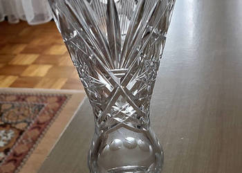 wazon, wazonik kryształowy PRL wazon, wazonik kryształowy PRL