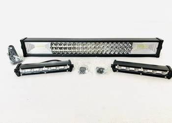 Lampy Led halogeny zestaw 324W i 2 x 18W NOWE 12-24V