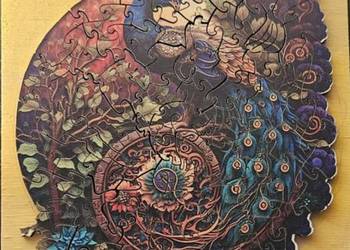 Puzzle drewniane gotowe do zawieszenia