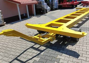 Przyczepa transportowa pod kontener 20’, 20t, wewnątrzzakładowa.