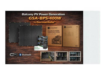 German Solar 400 W Plug & Play - zestaw fotowoltaiczny balkonowy