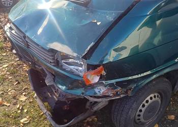Vw t4 2.5tdi KLIMA ELEKTRYKA 8osob, po stłuczce DOSTAWA POD DOM ZA DROBNE