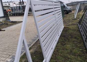 PROMOCJA Brama przesuwna palisadowa 4m PREMIUM STAR, ocynk ogniowy+RAL
