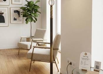 Stylowa Lampa Podłogowa Vintage – Klasyka lat 80