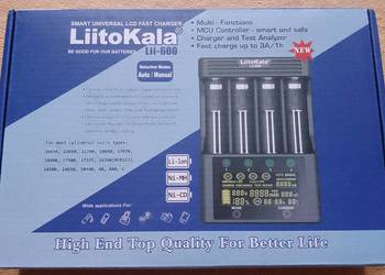 LiitoKala Lii-600 ładowarka ogniw akumulatorków Ni-MH, Li-Ion 18650