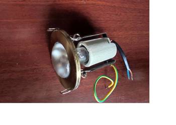 oprawka oświetleniowa sufitowa led prilum mosiądz  miedziana