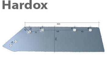 Lemiesz 300ha! HARDOX 1187/L 1867674/L do pługa SOUCHU PINET