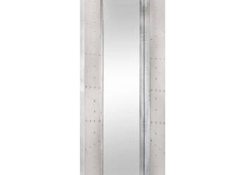 Lustro ścienne w stylu Aviator 110x50 cm metalowe WM-320638