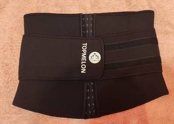 Gorset neoprenowy do ćwiczeń na brzuch. Rozm XL czarny