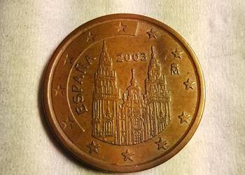 Hiszpania, 5 Euro Cent, 2003 r. Hiszpania, 5 Euro Cent, 2003 r.