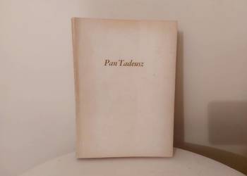 Pan Tadeusz, książka, wydanie z 1980 roku, lektura, antyk