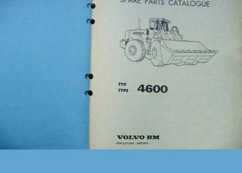 Volvo BM 4600 ładowarka katalog części wysyłka !