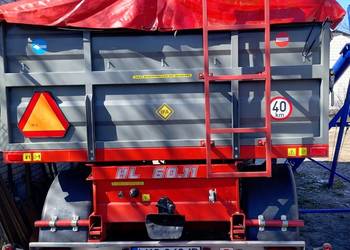 Przyczepa hl6011 dwustronny wywrot