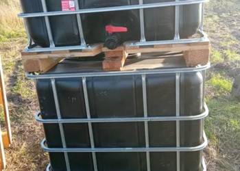 mauzer zbiornik 1000l czarny  duży wlew 22 cm