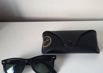 Oryginalne okulary Ray-Ban Wayfarer Ease RB4340 STAN IDEALNY