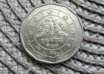 Nepal 1 Rupia 1988r - Ładna