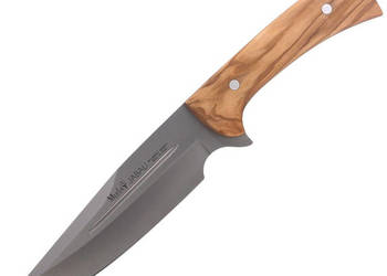 Nóż Muela Full Tang Olive Wood, Satin X50CrMoV15 (JABALI-17OL)