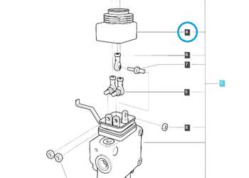 Osłona przeciw kurzowa mieszek joysticka / TRG822 / LS Tractor nr 40433230