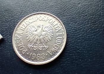 Stare monety 1 złoty 1983 PRL Polska cudo