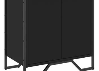 Szafka pod umywalkę czarna 60x35x60 cm WM-848654