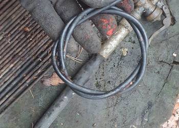 Stara linka w pancerzu końcówka grzybek,dla rowerów, motorowerów, motocykli