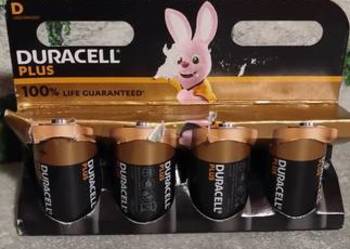 Baterie Duracell Plus Power D Size (Pack of 4)