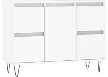 Szafka łazienkowa biała z połyskiem 80x33x60 cm WM-831654