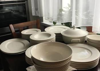 Serwis obiadowy ECLAT na 12 osób z wazą + 3 miseczki 15 cm