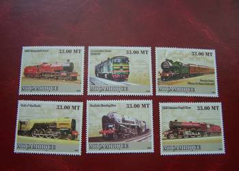 Mozambik 2009 MNH Transport, Kolej, Stare lokomotywy