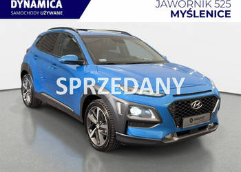 Hyundai Kona 1.6T-GDI 177KM DCT AWD 2018/2019 r., salon PL, serwisowana, k…