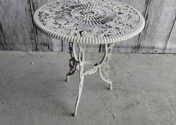 stolik metalowy / żeliwny / 391