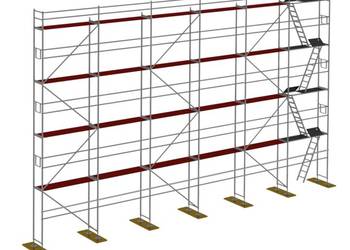 Rusztowanie elewacyjne aluminiowe Plettac P70 150m2