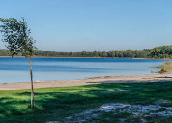 Jezioro Piaseczno działki blisko plaży miejscowość Kaniwola