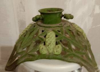 Stojak pod choinkę masywny z patyną