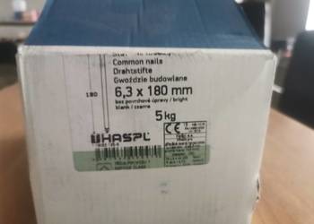 Gwozdzie budowlane 6,3x180mm 5kg HASPL