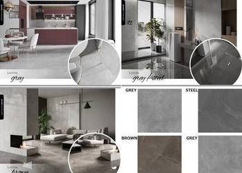 gres 80/80 luxtone grey steel brown rektyfikowany poler gat.1 cerrad