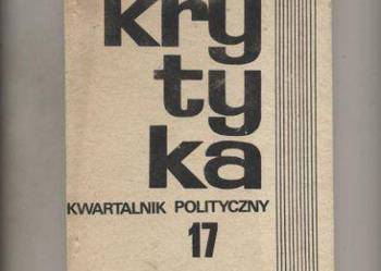 Krytyka  Kwartalnik Polityczny 17  1984