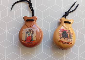 Drewniane KASTANIETY Made in Espana