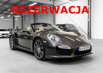 Porsche 911 Turbo Cabrio. Krajowa. Gwarancja Approved. 991 (2011-)