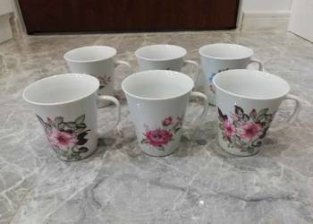 Porcelana ,,Włocławek,, komplet 6 kubków