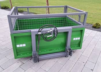 skrzynia transportowa na tył ciągnika tylny TUZ kiper hydrauliczny