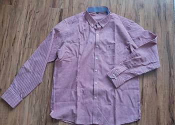 nowa męska bawełniana koszula w kratkę, rozmiar M, brak metki