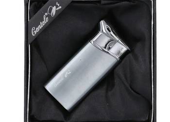 Srebrna Zapalniczka Fajkowa Płomieniowa Regulowana z Zakrzywionym Płomieni…