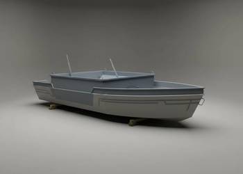 Łódź paszowa samowyładowcza 2800 karpiowa