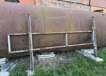 duży zbiornik stalowy bardzo gruba blacha 50m3 52m3 na paliwo rsm wodę
