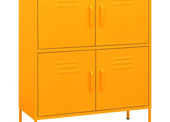 Szafka musztardowa 80x35x1015 cm stalowa WM-336137